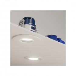 Ovia Inceptor Milli Dimmable LED Downlights CCT 4W to 6.4W IP65 White Pack of 10 OXM W 10