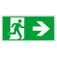 Ovia OEC4-R-W CALVEX 4W LED IP20 EM3 Exit Box Sign – Legend Right