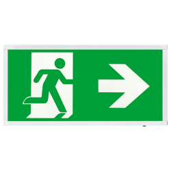 Ovia OEC4-R-W CALVEX 4W LED IP20 EM3 Exit Box Sign – Legend Right