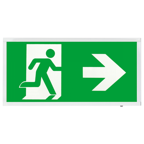 Ovia OBKC4R-W 4W LED IP20 EM3 Exit Box Sign – Legend Right