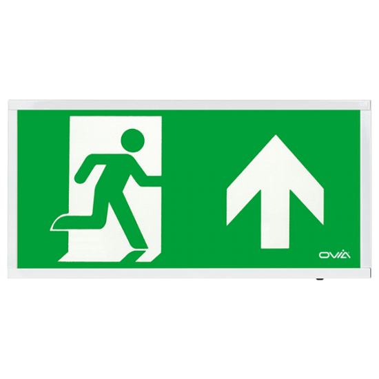 Ovia OBKC4-U-W 4W LED IP20 EM3 Exit Box Sign – Legend UP