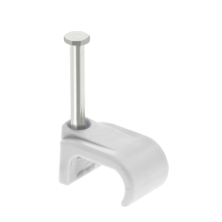 QFWC5 Unicrimp White Cable Clips (Flat 2.5mm≤ T&E Cable) 100PK