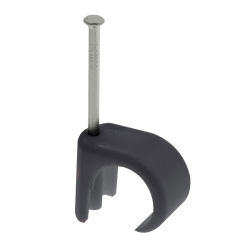 QRC11B Uncrimps Black Cable Clips for 10-14mm Round Cable (100PK)