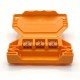 Quickfix JB-3 3x3 Way Loop in Junction Box Orange Maintenance free for Wago 221