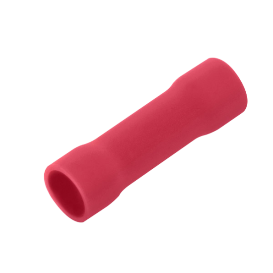 Insulated Through Crimp Red 100pk