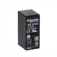 Schneider Zelio RSB 2 Double Pole Relay 12A 24VDC with 2 x Change-Over Contacts
