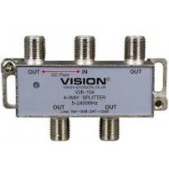 F Type Satellite/TV Splitter 4way