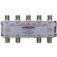 F Type Satellite/TV Splitter 6way