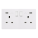 Polar White - Screwless - Scolmore Click