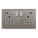 Stainless Steel Grey Inserts - Scolmore Click
