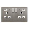 Stainless Steel White Inserts - Scolmore Click