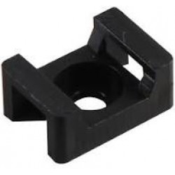 Saddle mount for 9mm cable tie black x 100