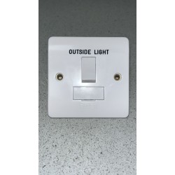 Scolmore Click Mode CMA651 / Cooker Connection Unit Switched 13Amp Engraved Out Side Light