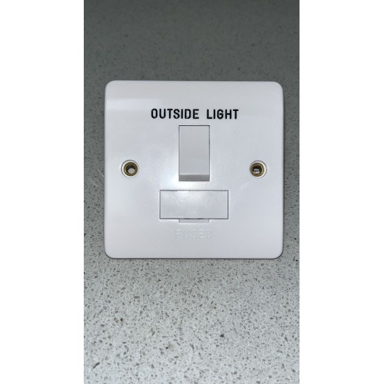 Scolmore Click Mode CMA651 / Cooker Connection Unit Switched 13Amp Engraved Out Side Light