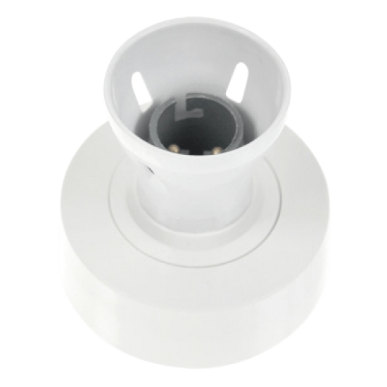 Scolmore Polar PRC016 Batten Lampholder BC White