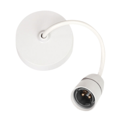 Scolmore PRC031 Pendant Set BC 6 Inch White