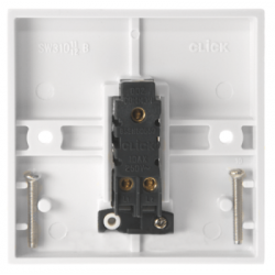 Scolmore Polar PRW011 10AX 1 Gang 2 Way Plate Switch