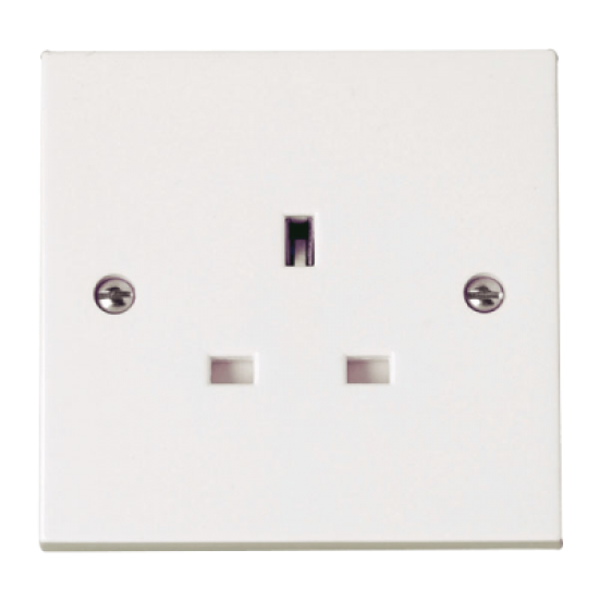 Scolmore Polar PRW030 1 Gang  Un-switched socket 13Amp White