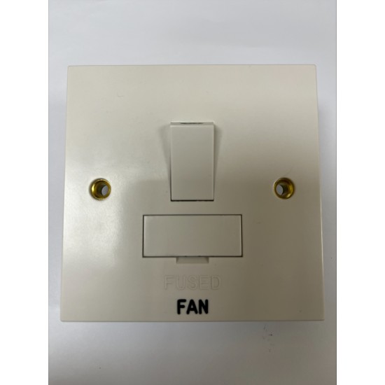 Scolmore Polar PRW051 Connection Unit Switched 13Amp Engraved Fan