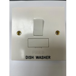 Scolmore Polar PRW051 Connection Unit Switched 13Amp Engraved Dish Washer