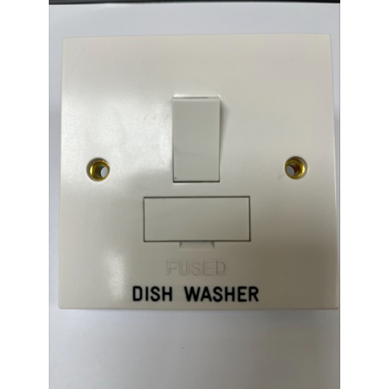 Scolmore Polar PRW051 Connection Unit Switched 13Amp Engraved Dish Washer