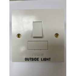 Scolmore Polar PRW051 Connection Unit Switched 13Amp Engraved Outside Light