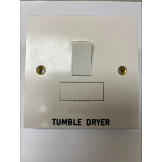 Scolmore Polar PRW051 Connection Unit Switched 13Amp Engraved Tumble Dryer