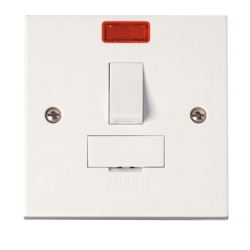 Scolmore Polar PRW052 Connection Unit Switched 13A White With Neon