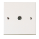 Scolmore Polar PRW065 Single Coax Socket White
