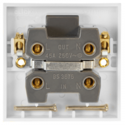 Scolmore Polar PRW200 1G Cooker Switch 45Amp White