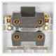 Scolmore Polar PRW201 1G Cooker Switch with Neon 45Amp White