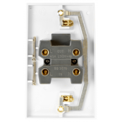 Scolmore Polar PRW203 2G Cooker Switch With Neon 45Amp White
