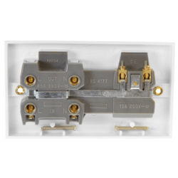 Scolmore Polar PRW204 45A Cooker Control Unit & 13A Socket White