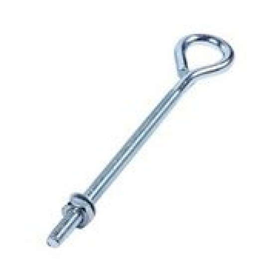 CWTB 6mm x100mm eye bolt folded