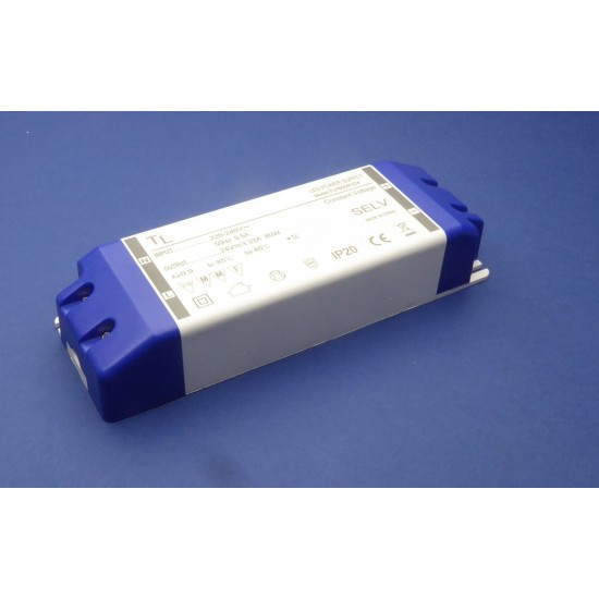 80W LED Driver Constant Voltage 24VDC