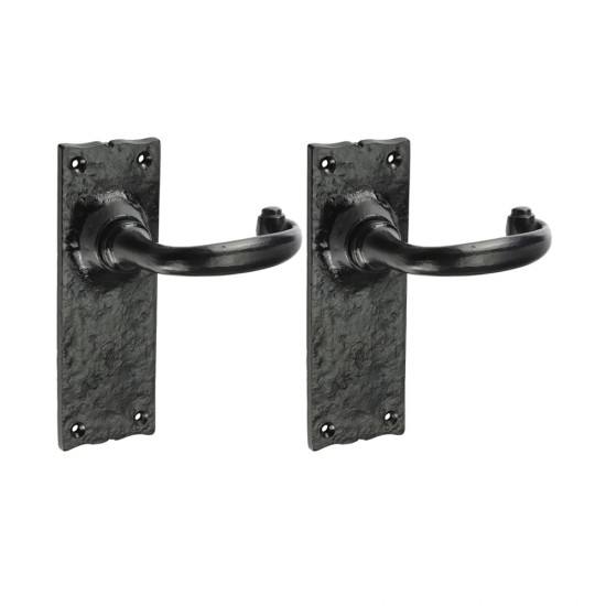 Timco 200232 Traditional Lever Lock Handles - Antique Black