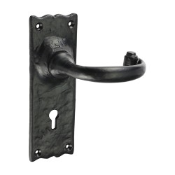 Timco 200898 Traditional Lever Lock Handles - Antique Black