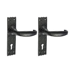 Timco 200966 Narrow Lock Handle Antique Black