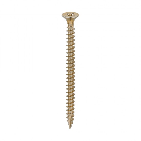 Timco 50070CLAF Classic Multi-Purpose Screws - PZ - Double Countersunk - Yellow