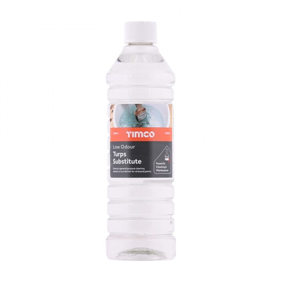 Timco 720167 Low Odour Turps Substitute 750ml Bottle