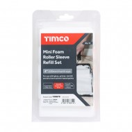 Timco 720879 Foam Mini RollerSleeve Refills, Pack of 4 (Tray not included)