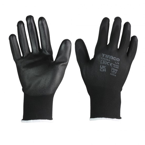 Durable Grip Glove PU MPack_Large (12 Pairs)