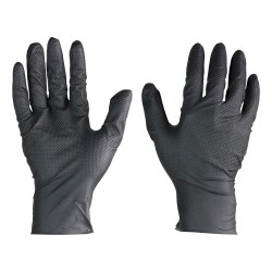 Diamond Texture Nitrile Gloves_X Large