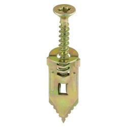 Timco HPF30 Hammer-In Fixings - PZ - Yellow 4 x 30mm 100PK