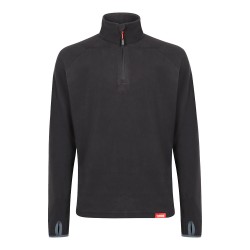 Half Zip Overhead Fleece Black_X Large