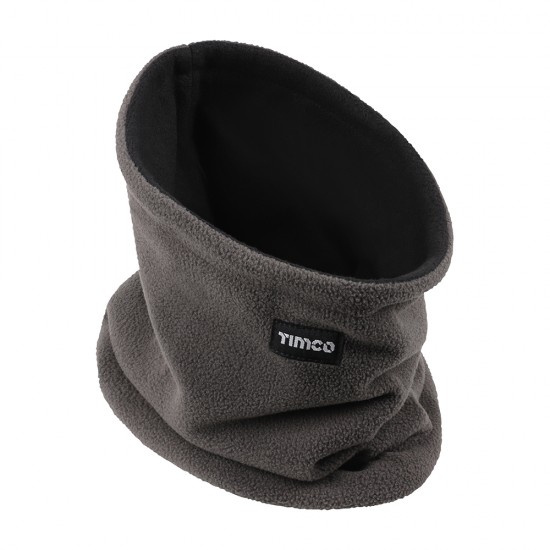 Fleece Neck Warmer - Grey_One Size