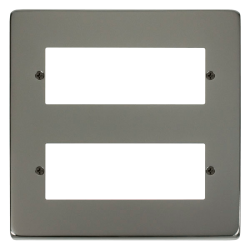 VPBN512 Deco 12 Minigrid Module Plate - Black Nick