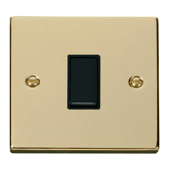 VPBR025BK Deco 1 Gang Intermediate 10AX Switch - B