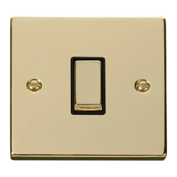 VPBR411BK Deco 1 Gang 2 Way 'Ingot' 10AX Switch -