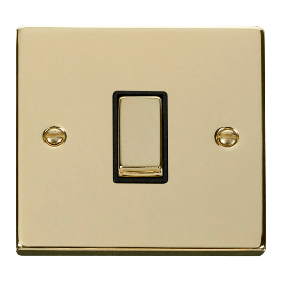 VPBR425BK Deco 1 Gang Intermediate 'Ingot' 10AX Sw